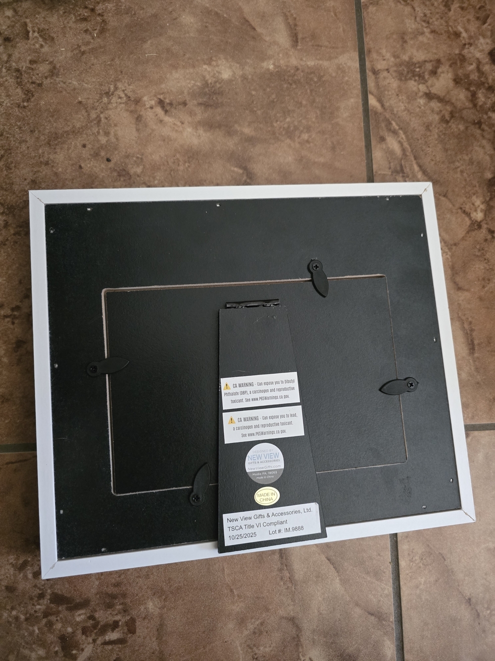 4x6 Photo Frame With Charm Accessory - Picture 3 of 3